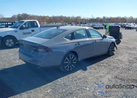 2023 Honda Accord Hybrid Touring из США, поврежденный, VIN 1HGCY2F86PA034559